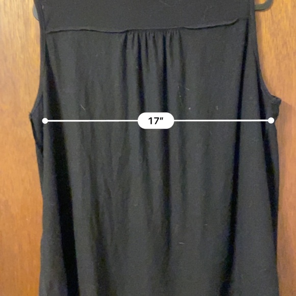 Black lace collar tank - Picture 6 of 8